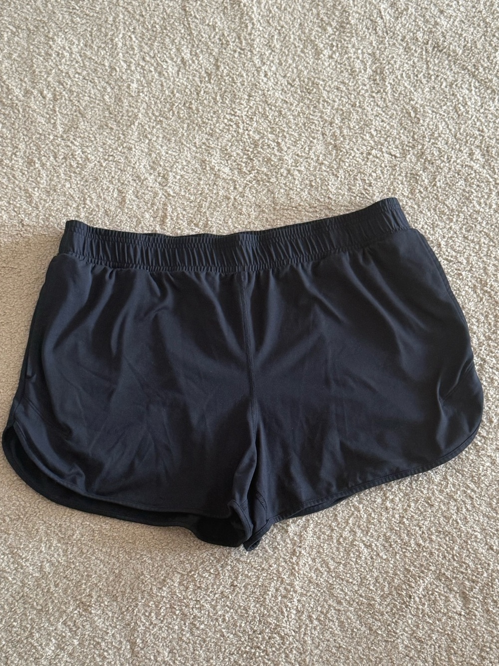 All in Motion Black Athletic Running Shorts Women’s Size L - Picture 1 of 3